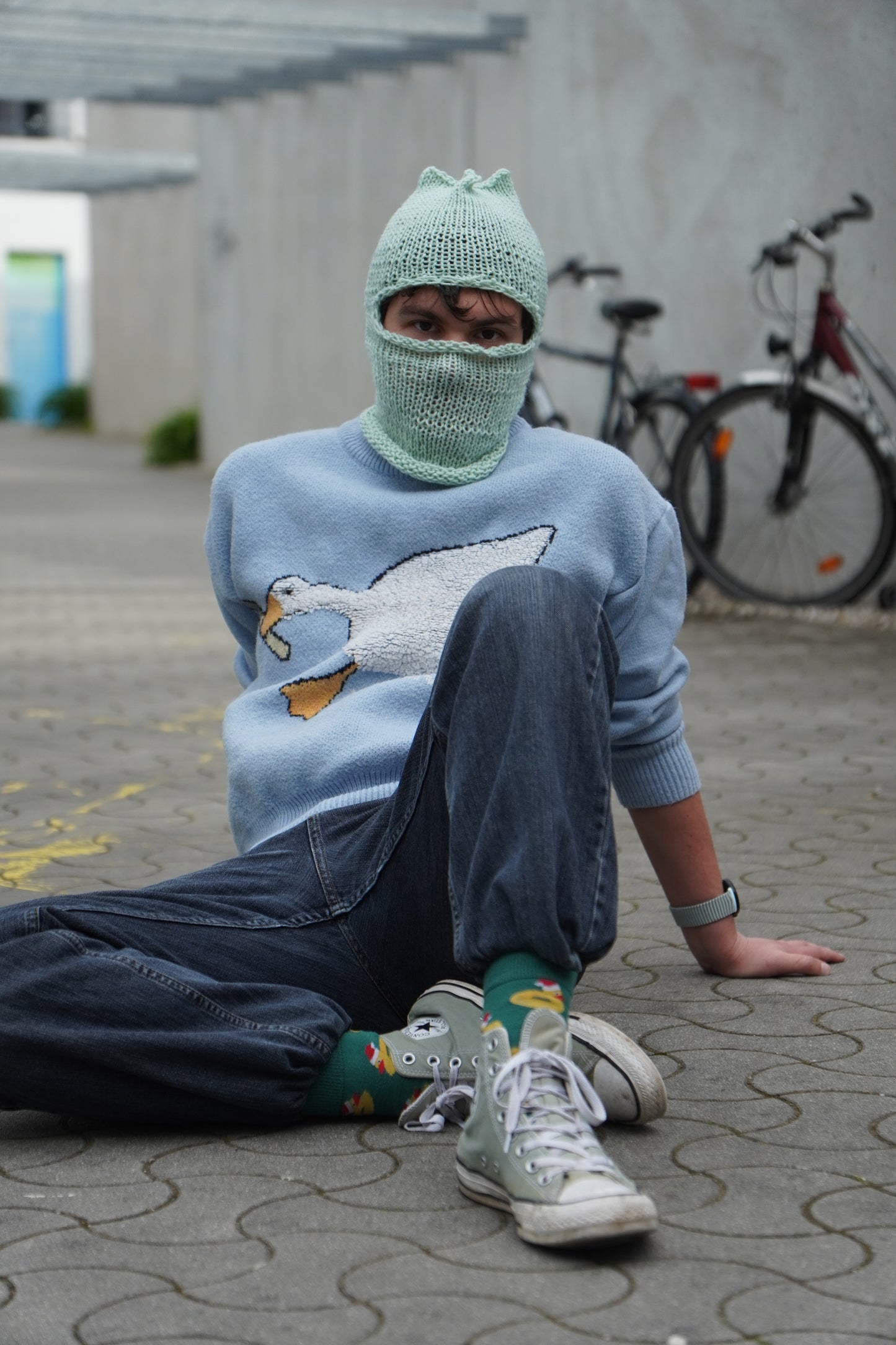 Light Green Balaclava